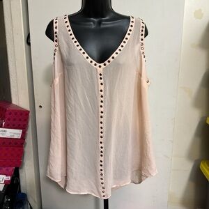 Torrid sleeveless top with  studs